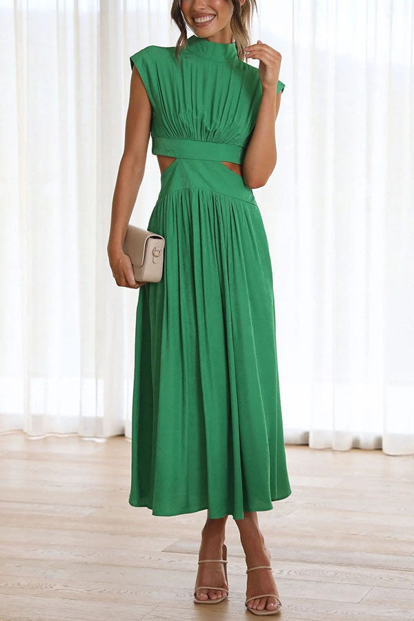 Lara – Vestido midi con bolsillos