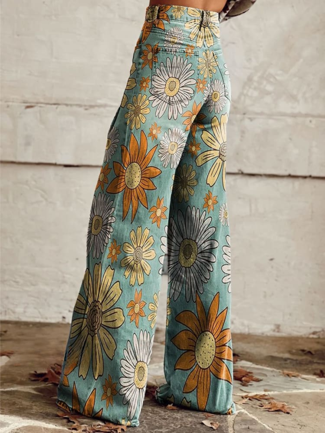 Pantalón Flare “Flower Power” – Edición Limitada