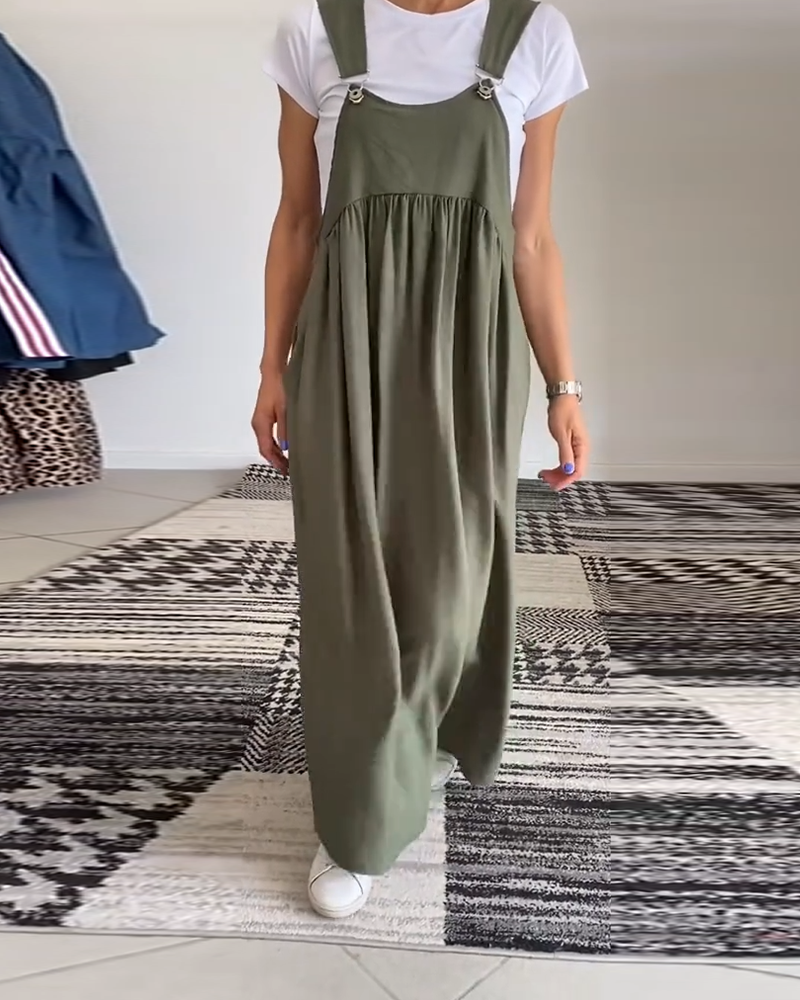CAMILA | Vestido Sin Mangas Casual-Chic de Línea Fluida
