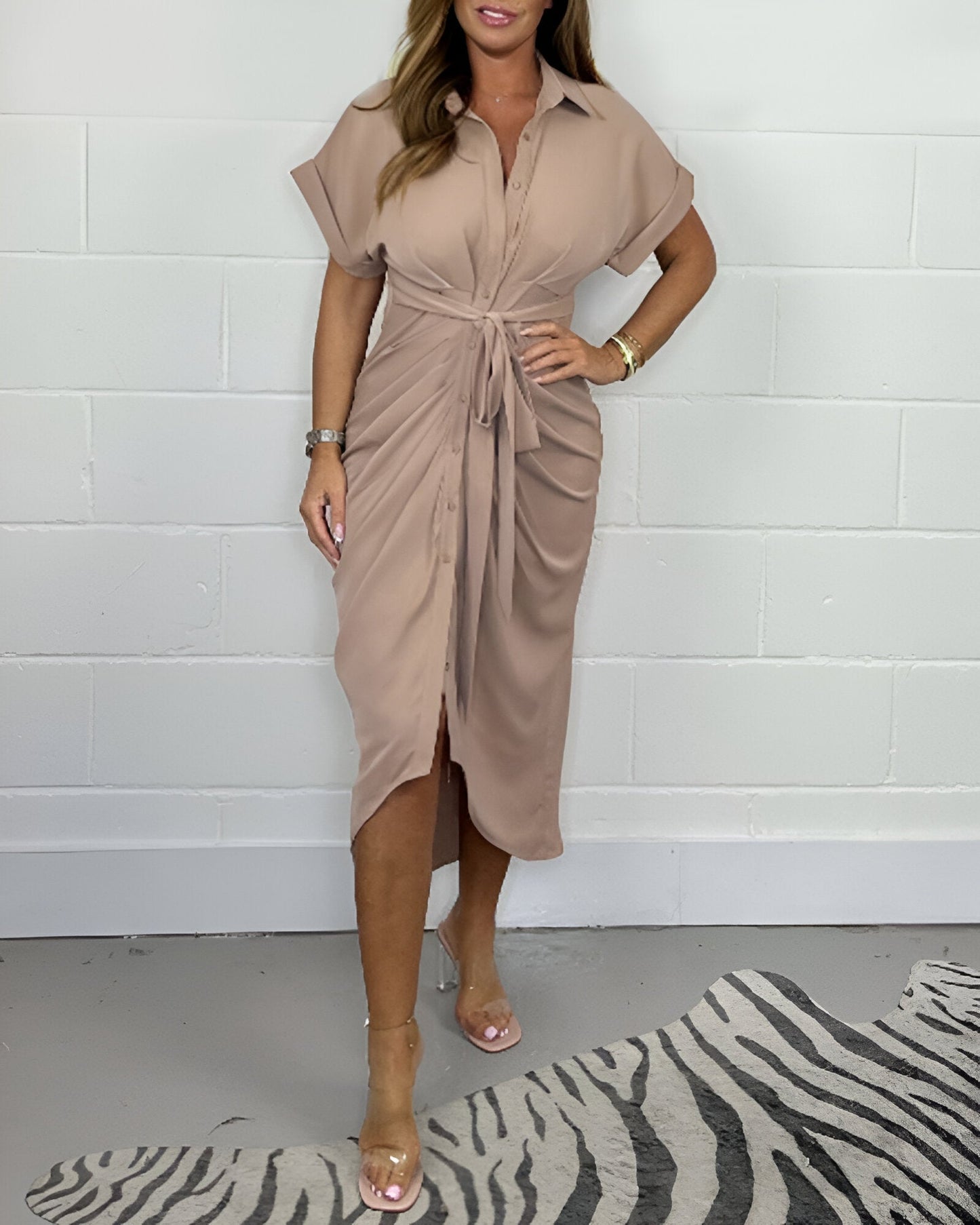 Martina | Vestido Elegante con Pliegues