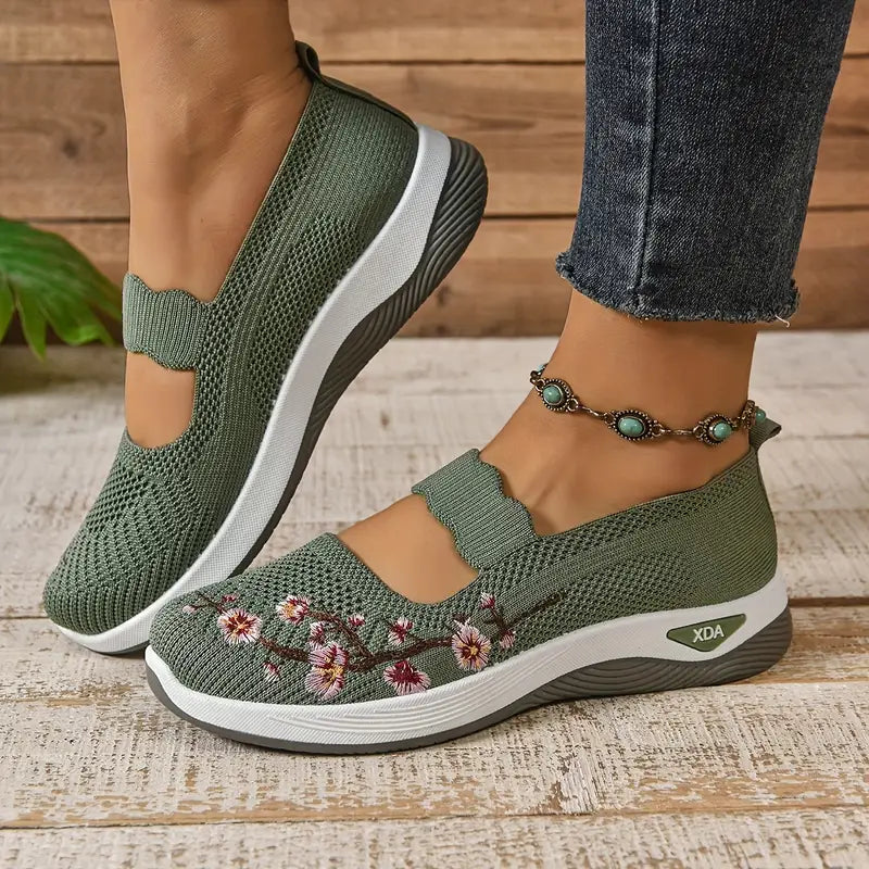 Flor - Zapatillas RelaxFit cómodas para caminar