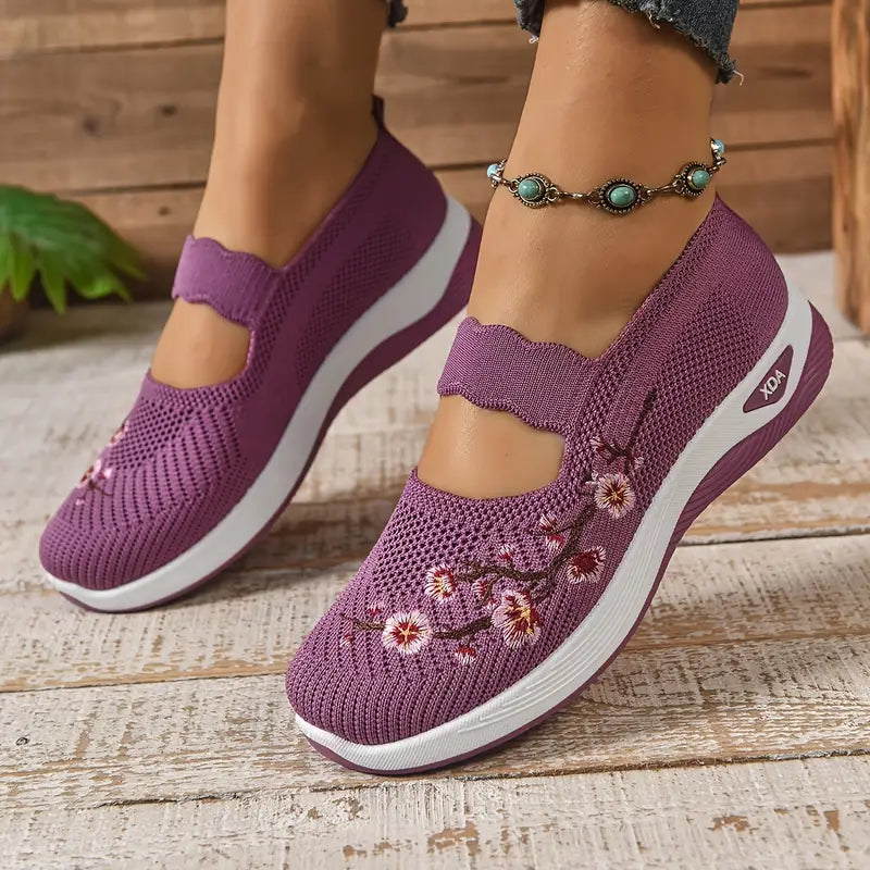 Flor - Zapatillas RelaxFit cómodas para caminar
