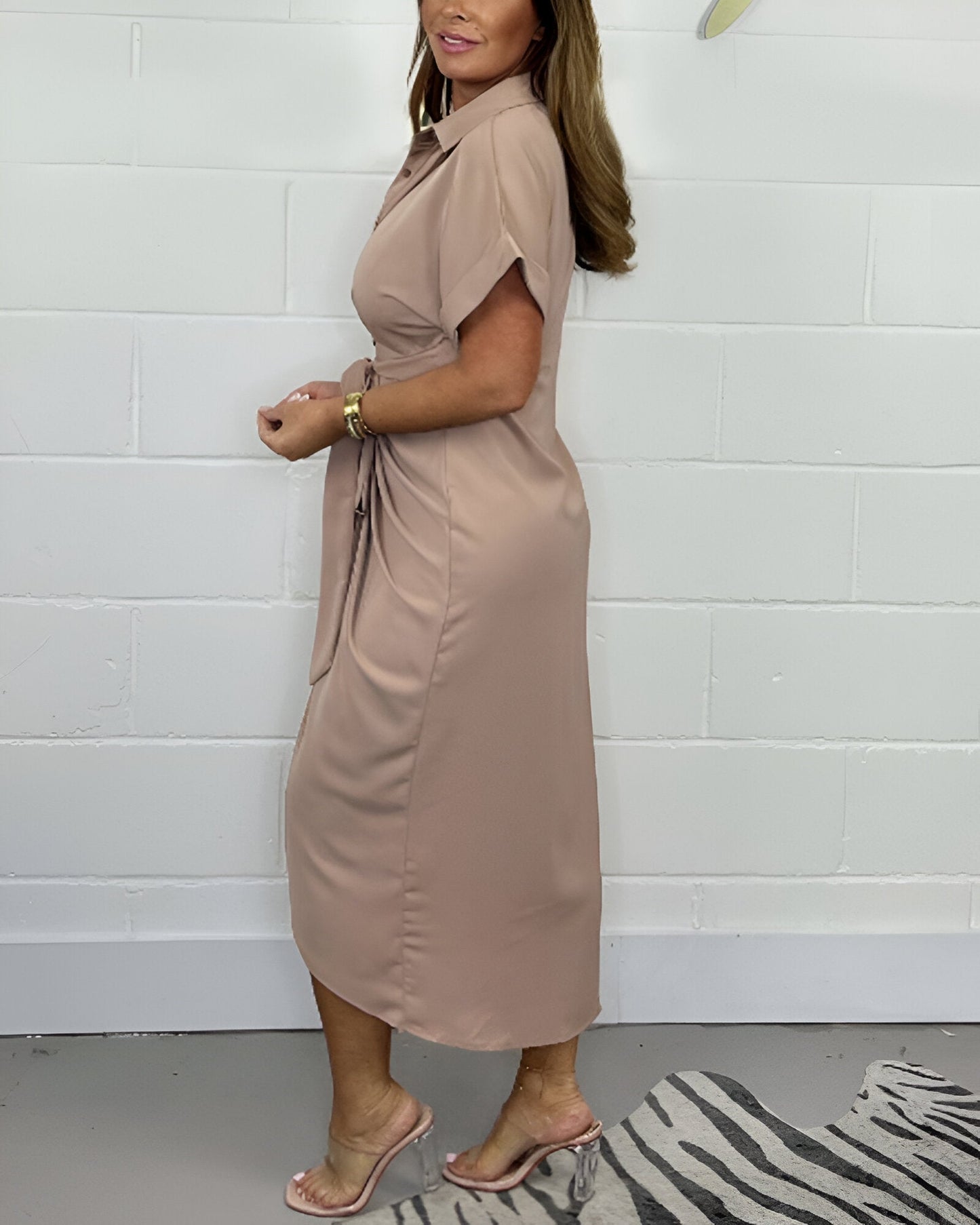 Martina | Vestido Elegante con Pliegues
