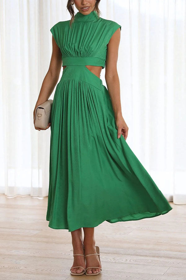 Lara – Vestido midi con bolsillos
