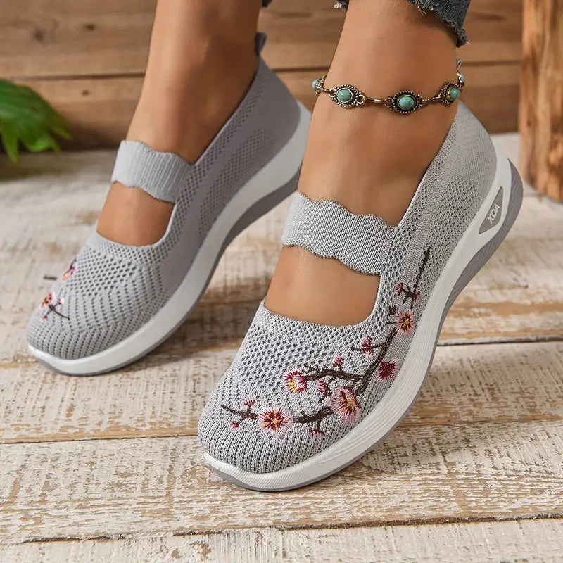 Flor - Zapatillas RelaxFit cómodas para caminar