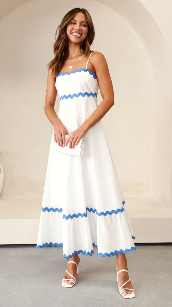 Clara – Vestido largo de tirantes