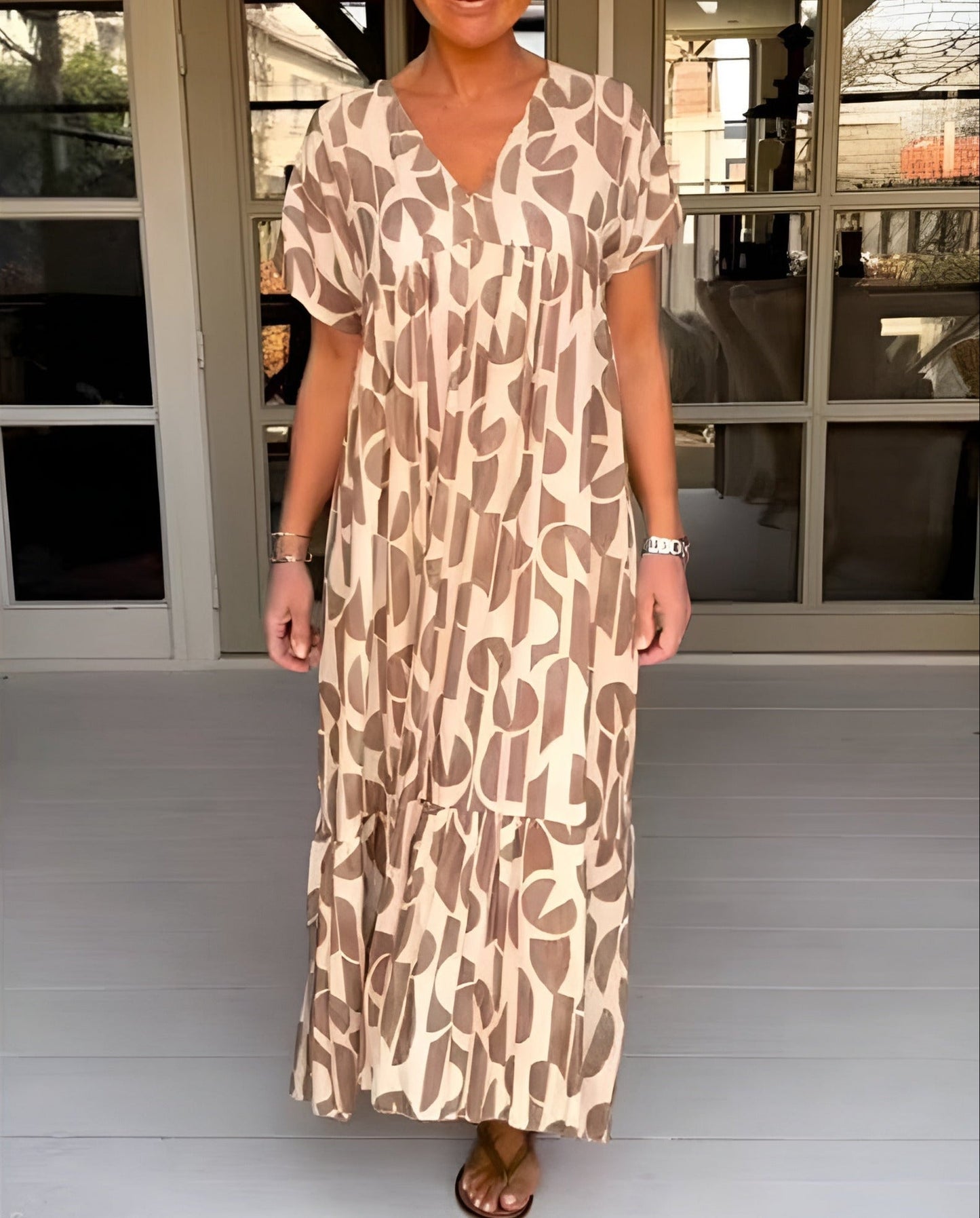 Carmen | Vestido fluido con escote en V