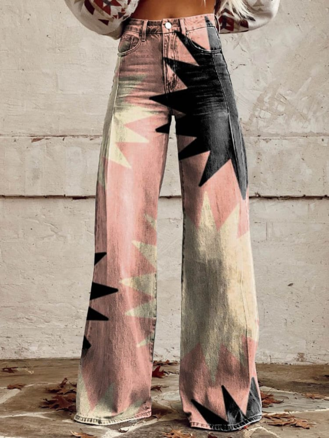 Pantalón Flare “Starblaze” – Energía Geométrica