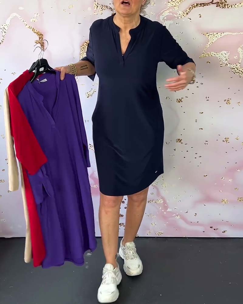 Ana | Vestido elegante con escote en V