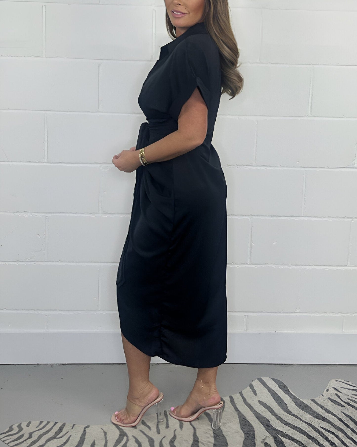 Martina | Vestido Elegante con Pliegues