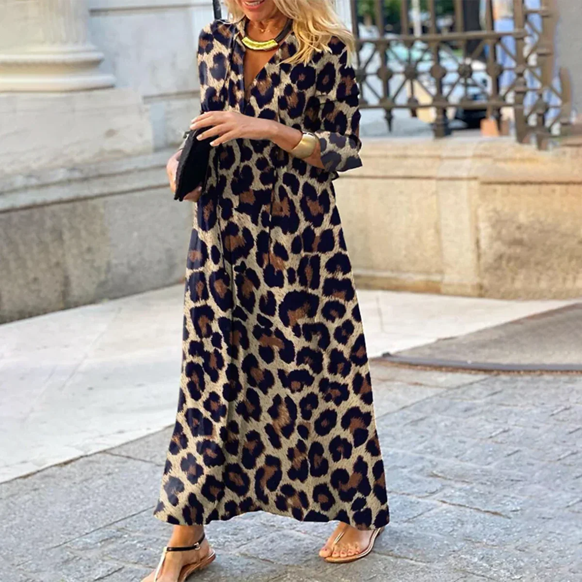 Valeria | Vestido de leopardo audaz y elegante