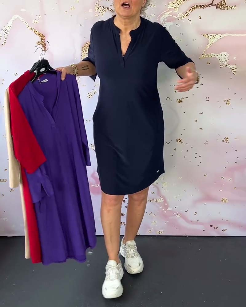Ana | Vestido elegante con escote en V