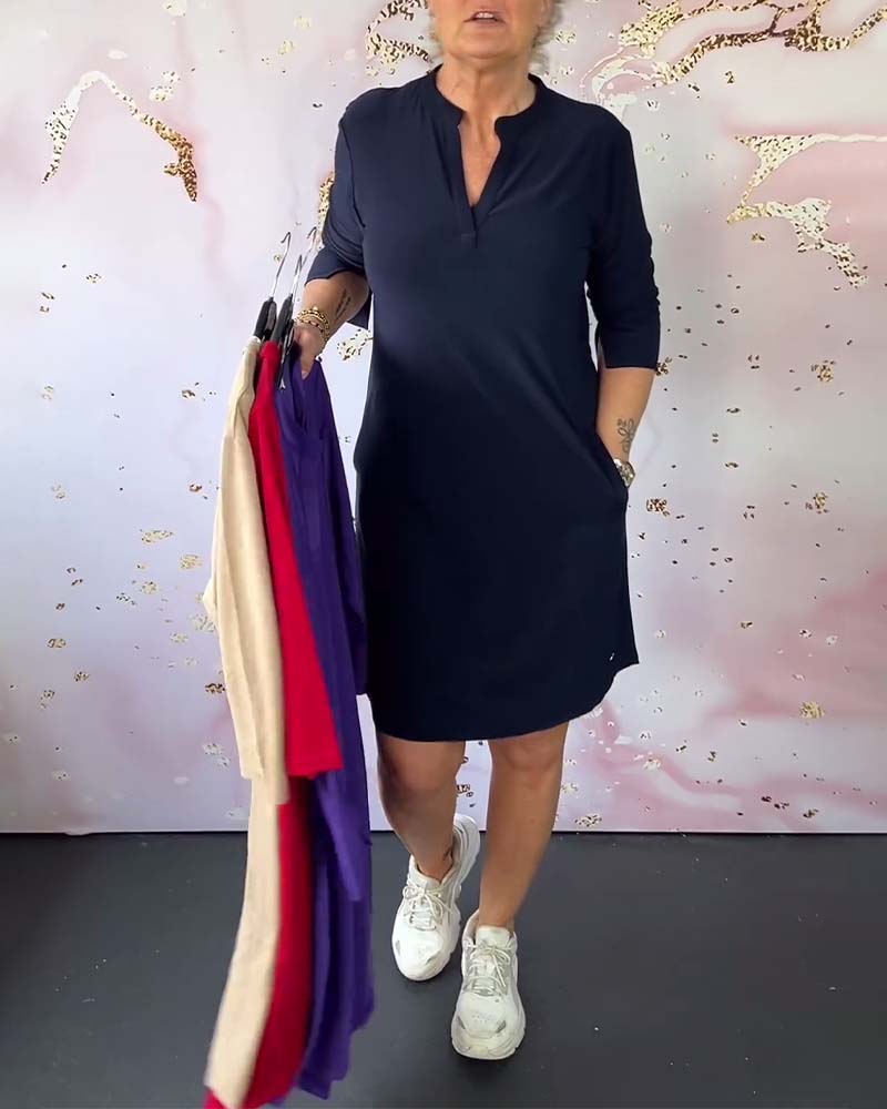 Ana | Vestido elegante con escote en V
