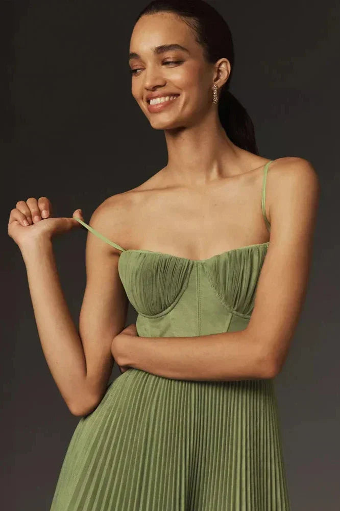 Isabella – Vestido largo con escote cruzado