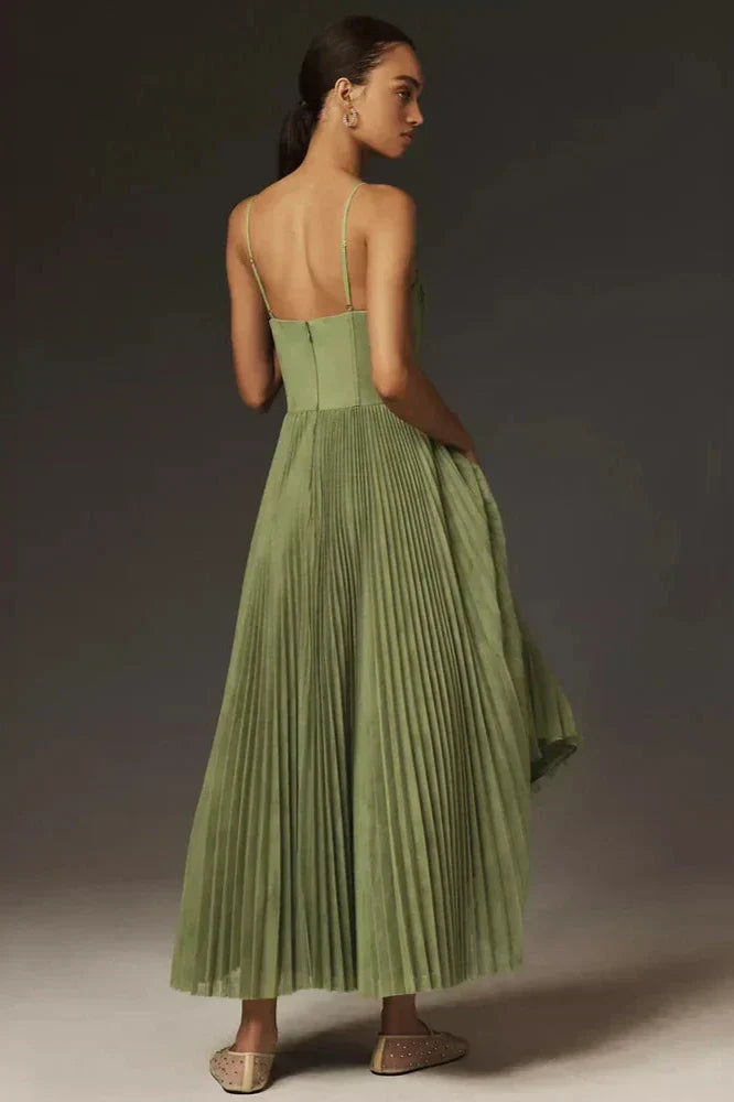 Isabella – Vestido largo con escote cruzado