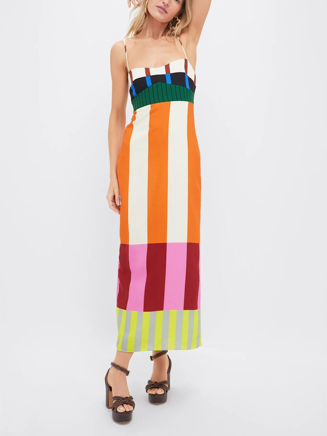 Elsa – Vestido largo multicolor