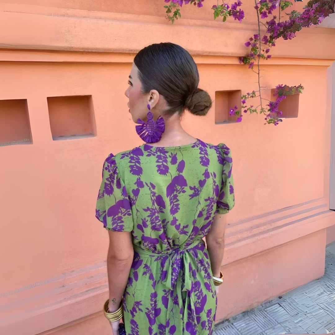 Tonantzin - Vestido midi floral