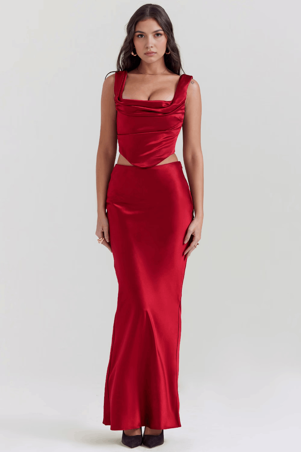 Vestido Bronce Elegante