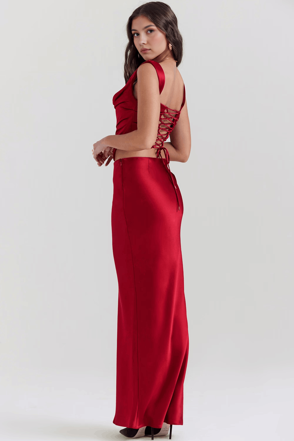 Vestido Bronce Elegante