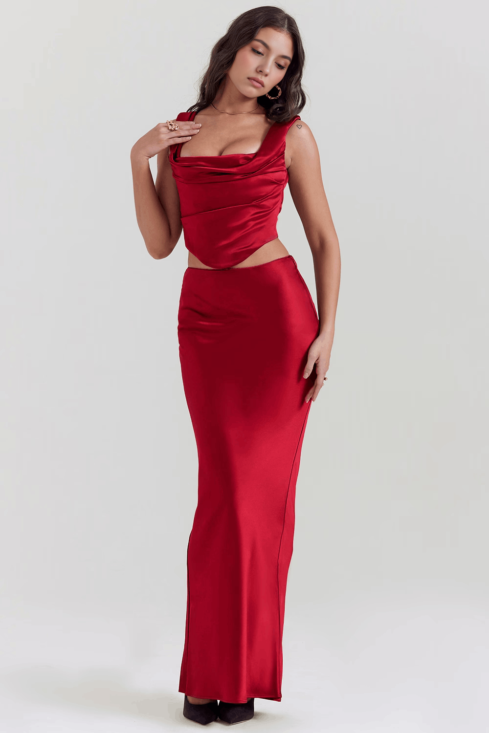 Vestido Bronce Elegante
