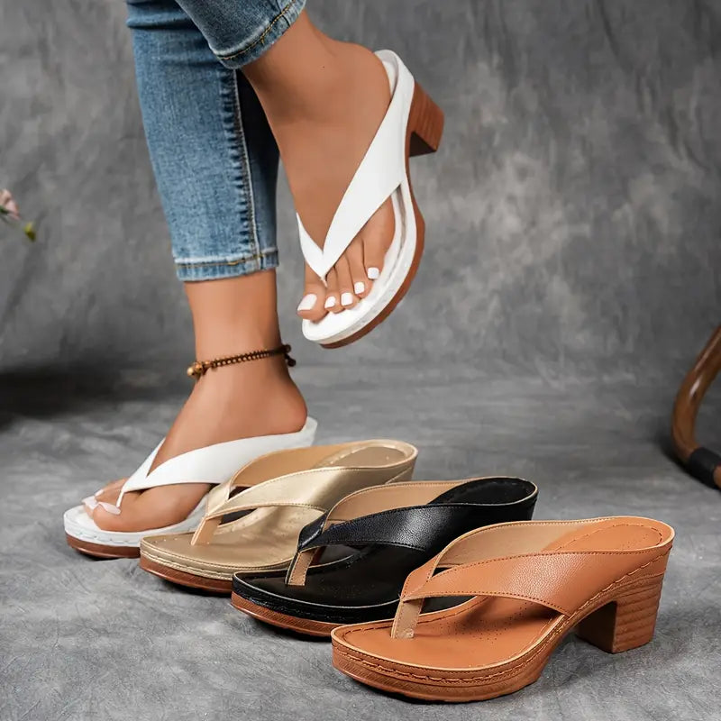 Marga - Sandalias Ortopédicas con Tacón