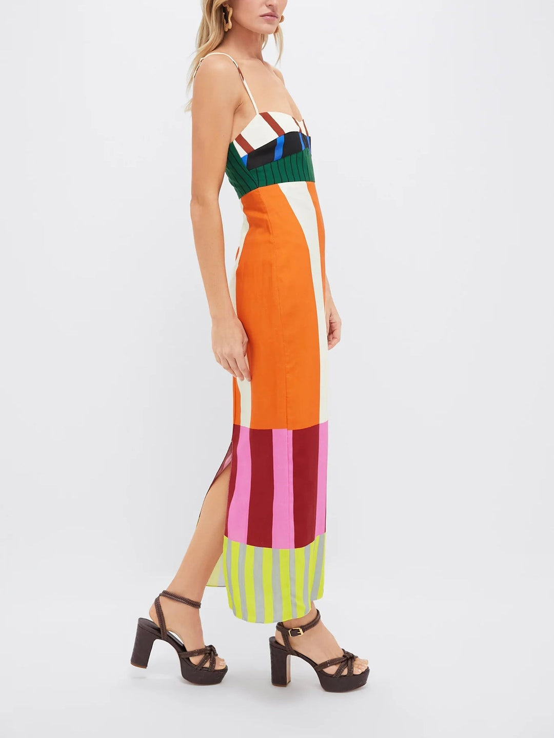 Elsa – Vestido largo multicolor