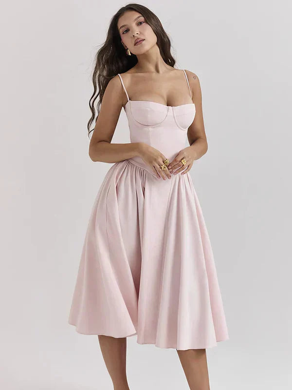 Alba – Vestido midi con vuelo