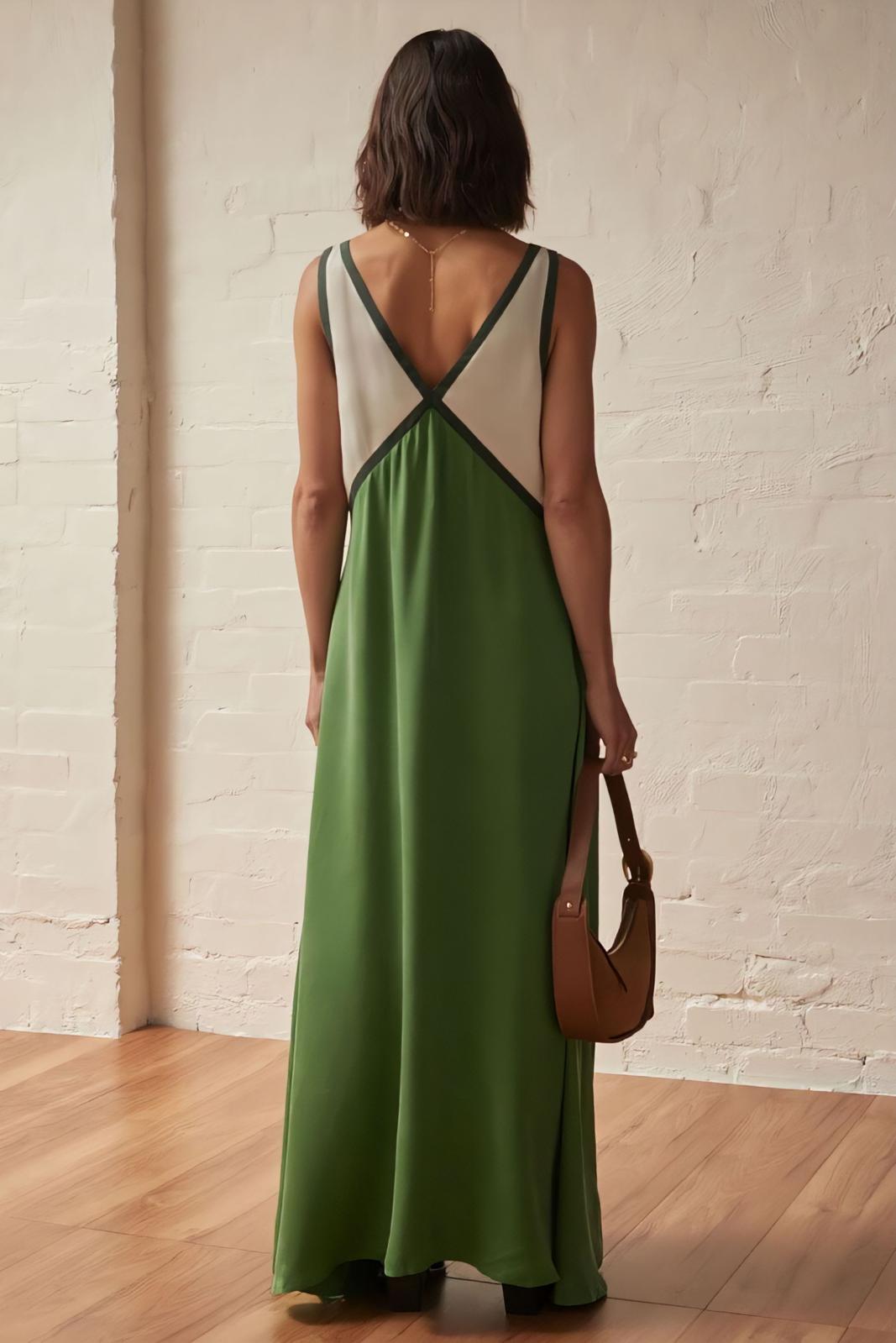 Elena – Vestido midi sin mangas