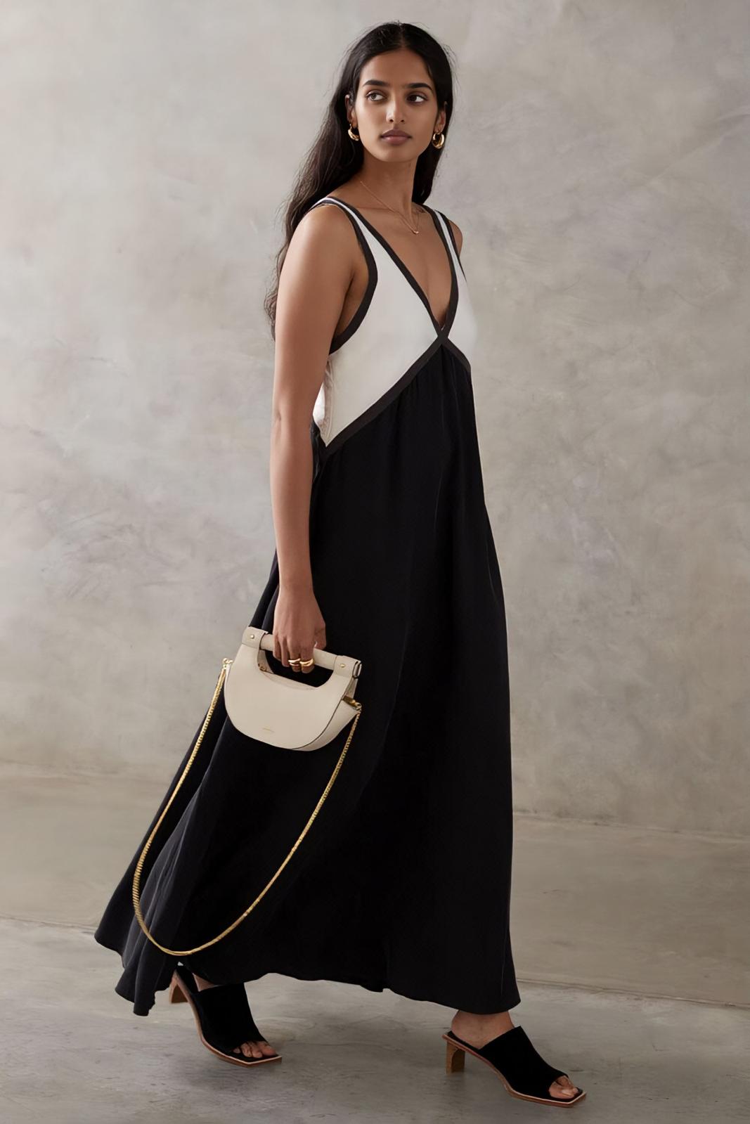 Elena – Vestido midi sin mangas