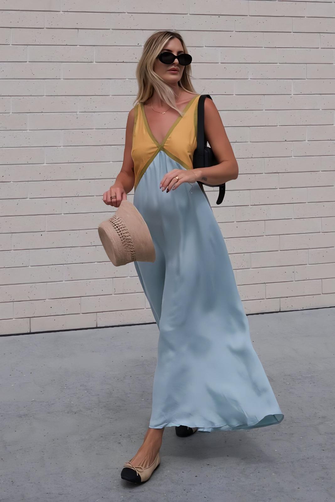 Elena – Vestido midi sin mangas