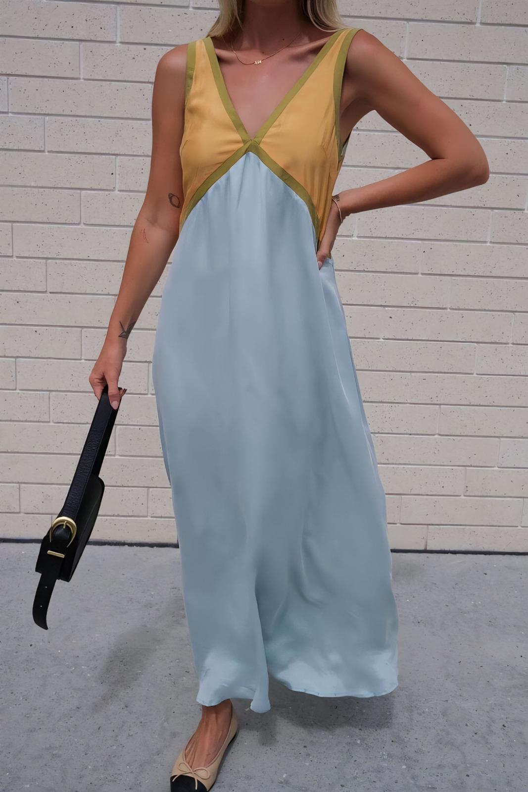Elena – Vestido midi sin mangas