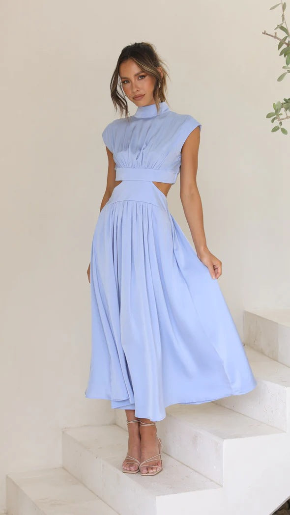 Lara – Vestido midi con bolsillos