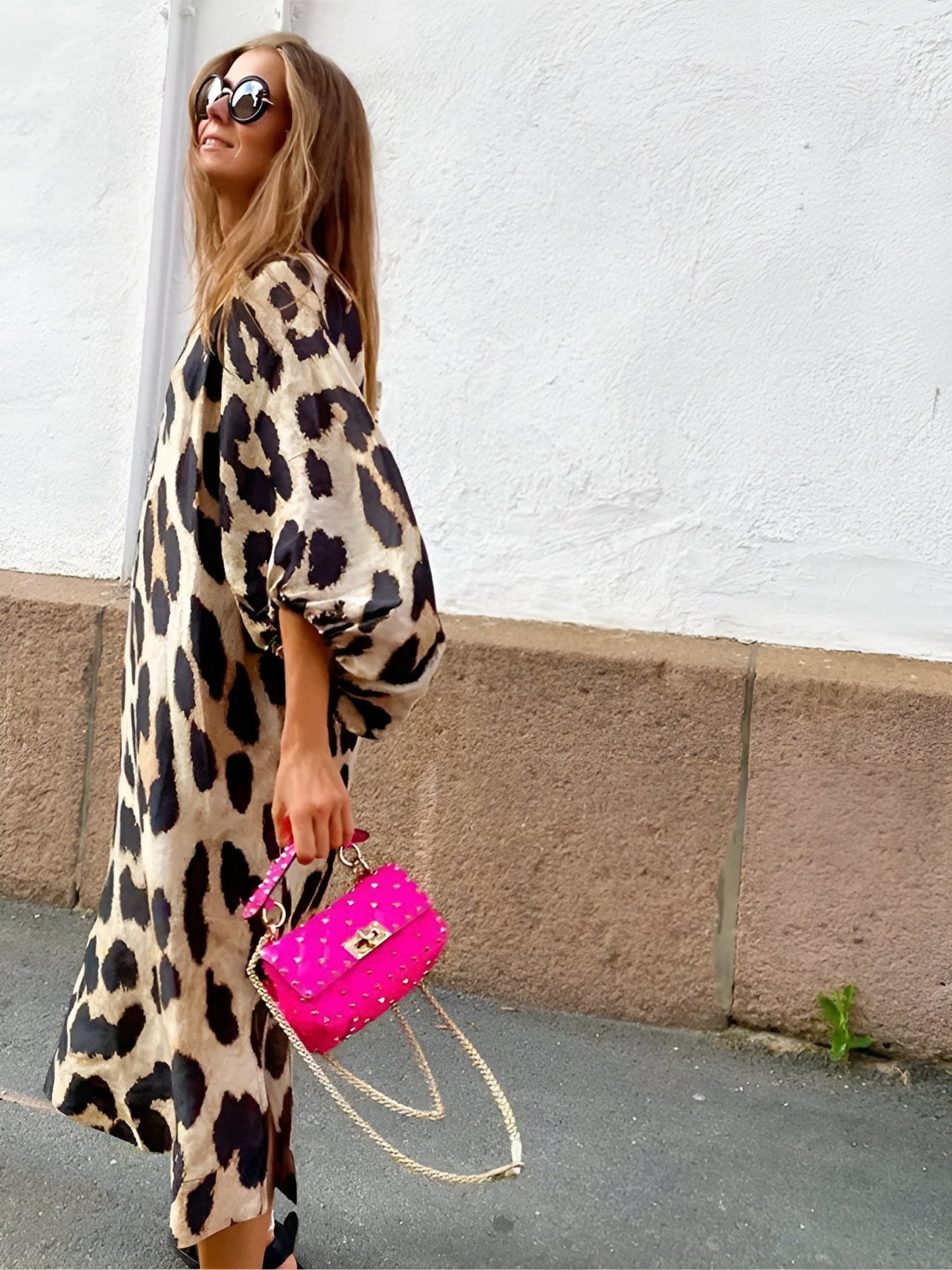 Valeria | Vestido de leopardo audaz y elegante