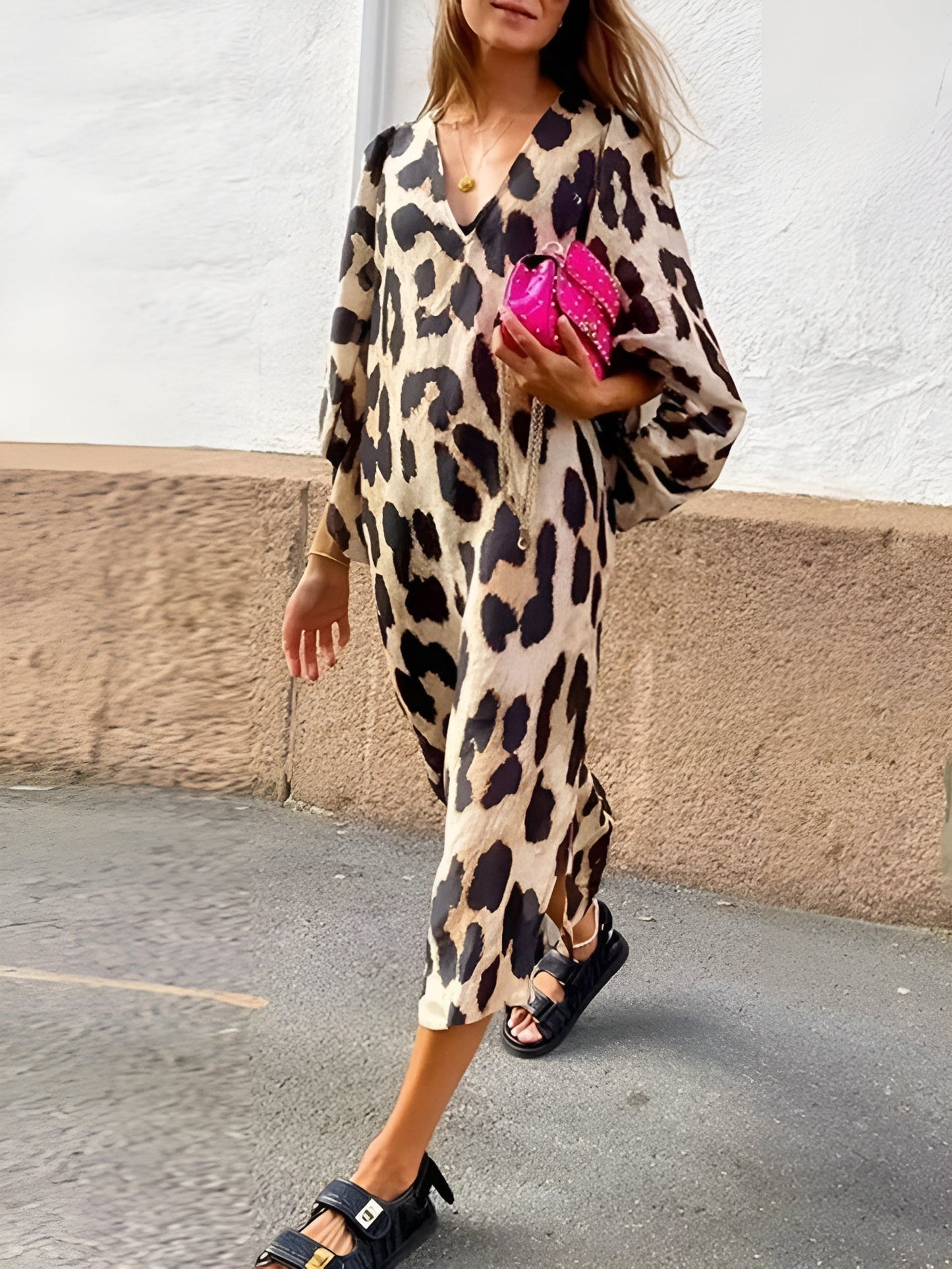 Valeria | Vestido de leopardo audaz y elegante