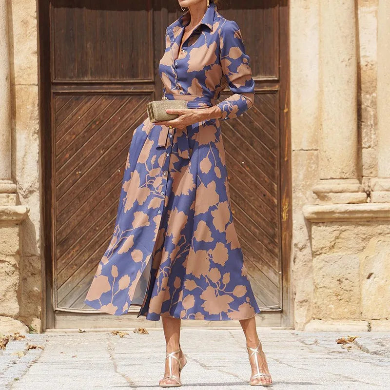 Laura | Vestido Chic de manga larga