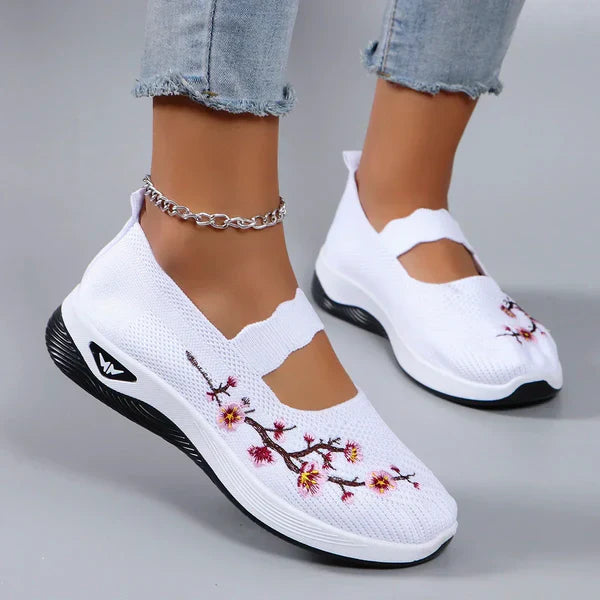 Flor - Zapatillas RelaxFit cómodas para caminar