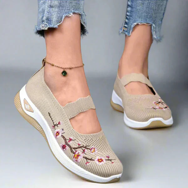 Flor - Zapatillas RelaxFit cómodas para caminar