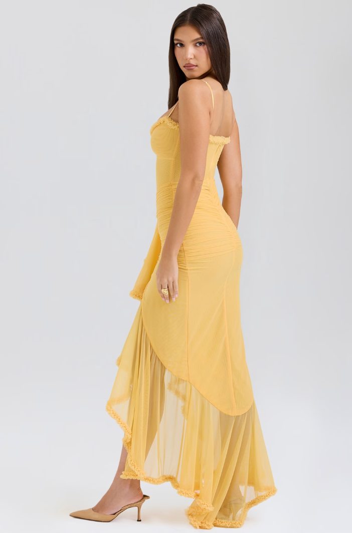 Vestido Amarilla Dorada