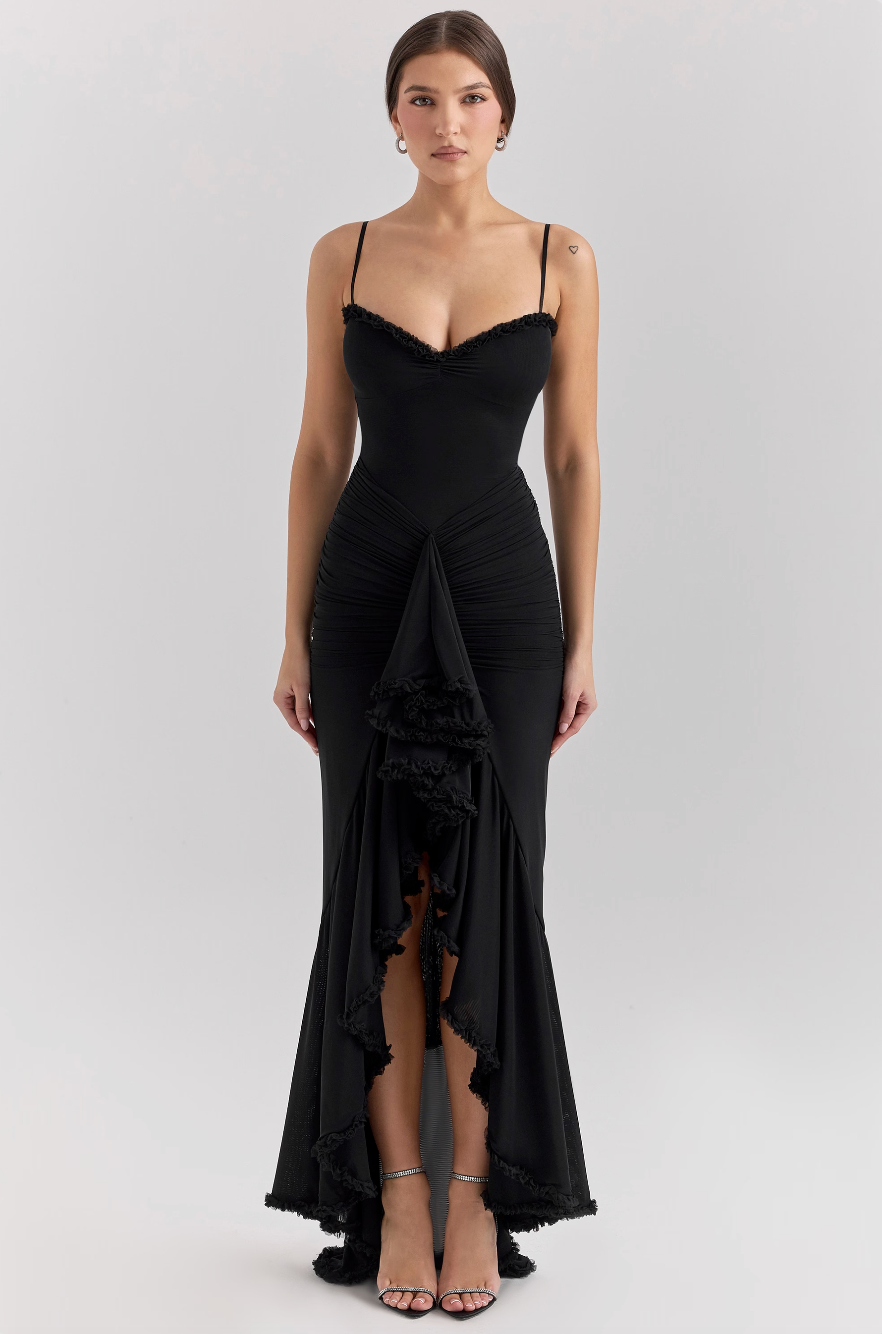 Vestido Amarilla Dorada