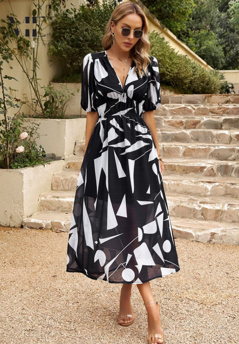 Celia – Vestido elegante satinado