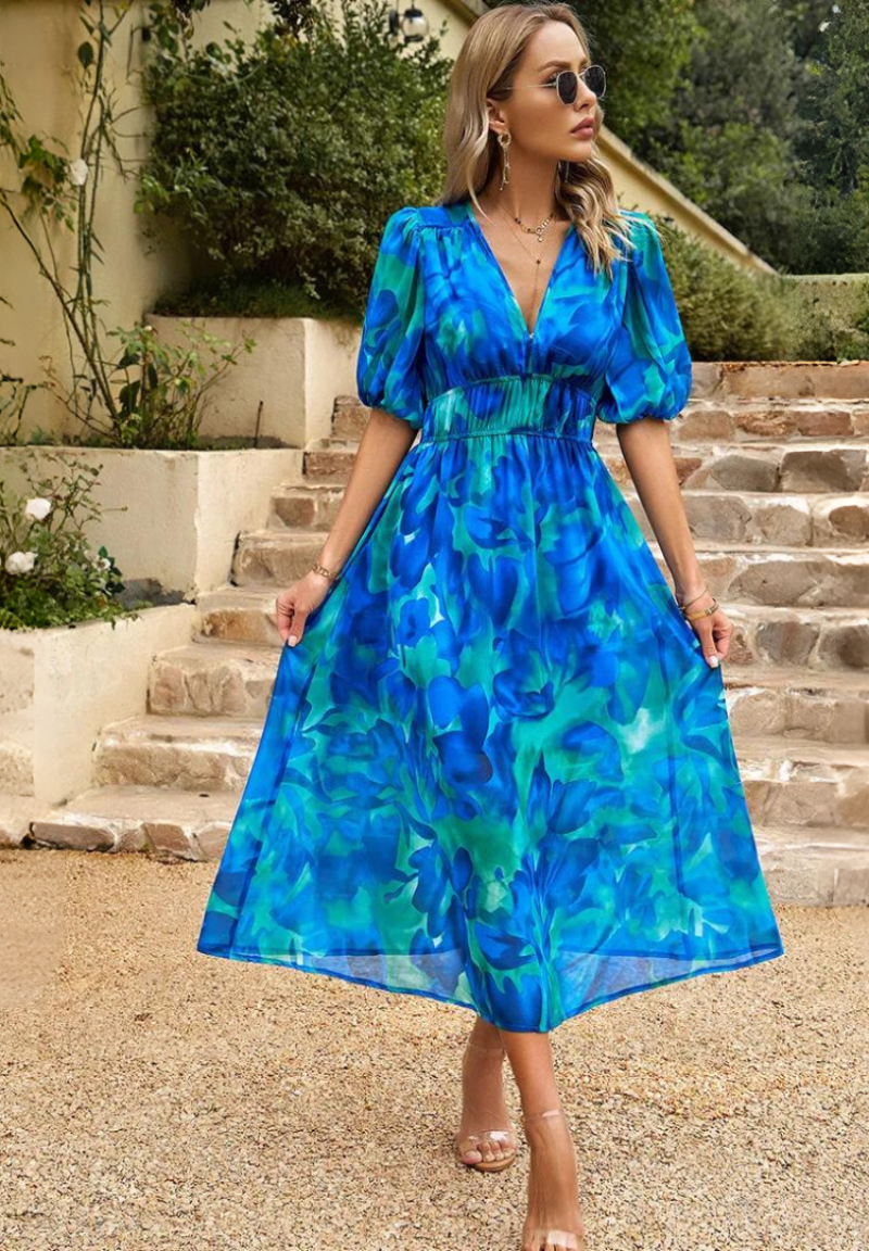 Celia – Vestido elegante satinado