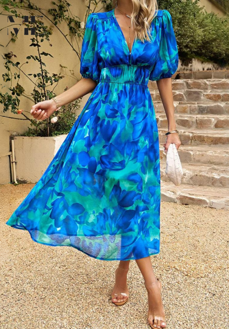 Celia – Vestido elegante satinado