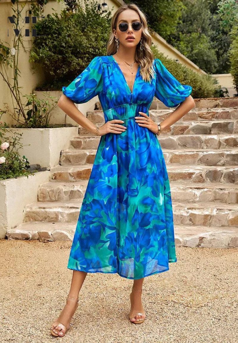Celia – Vestido elegante satinado