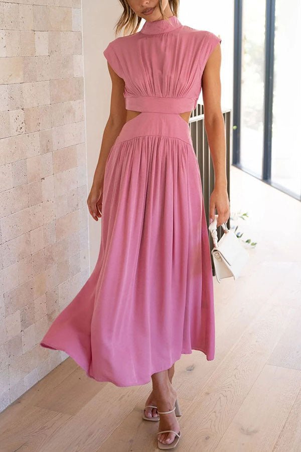 Lara – Vestido midi con bolsillos