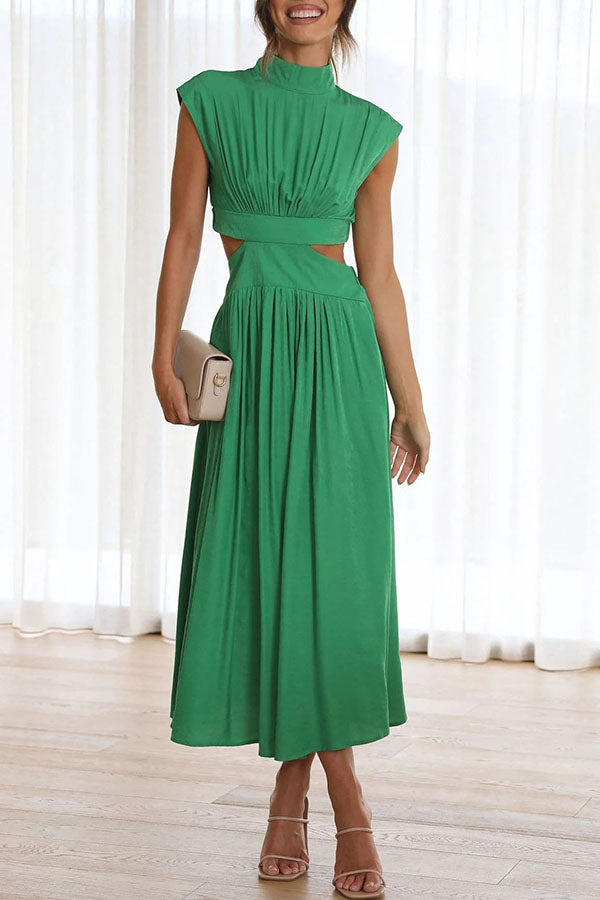 Lara – Vestido midi con bolsillos