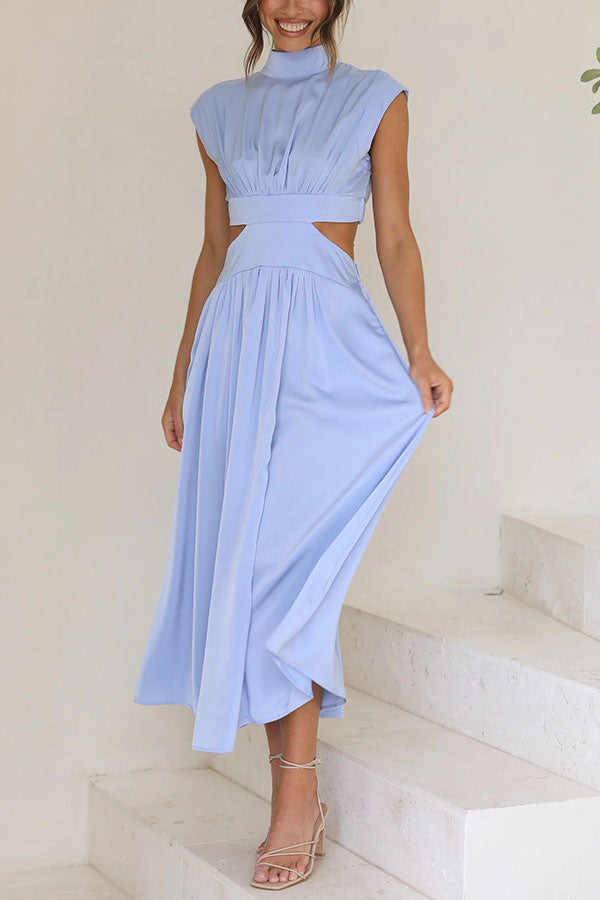 Lara – Vestido midi con bolsillos