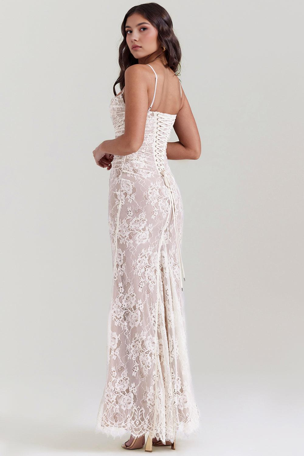 Vestido Largo Celeste