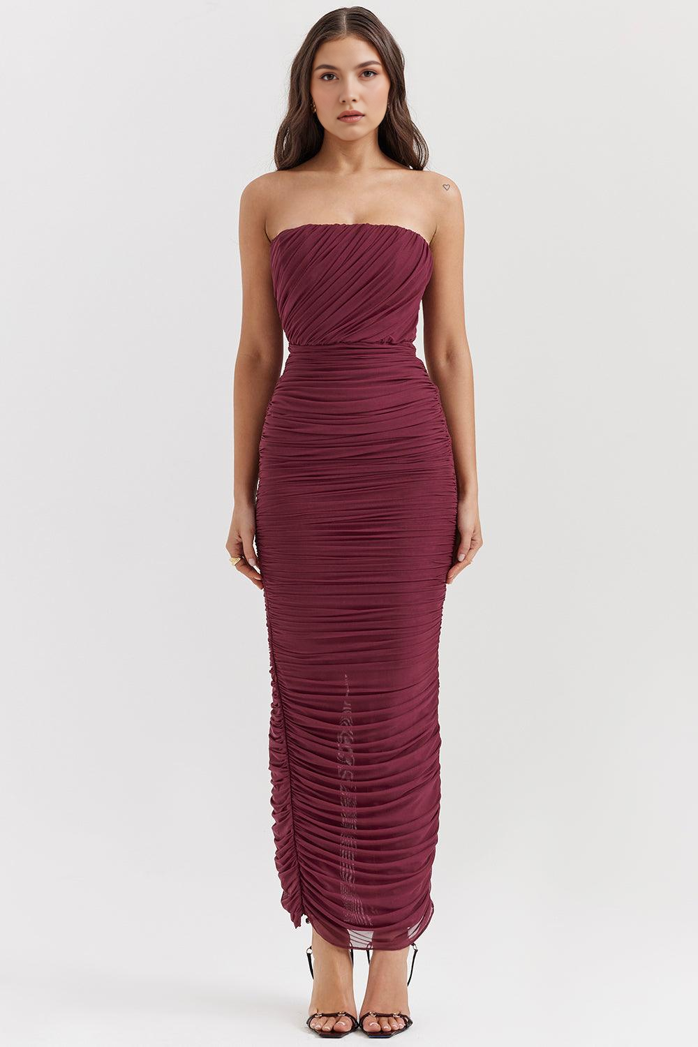 Vestido Largo de Malla Amaris