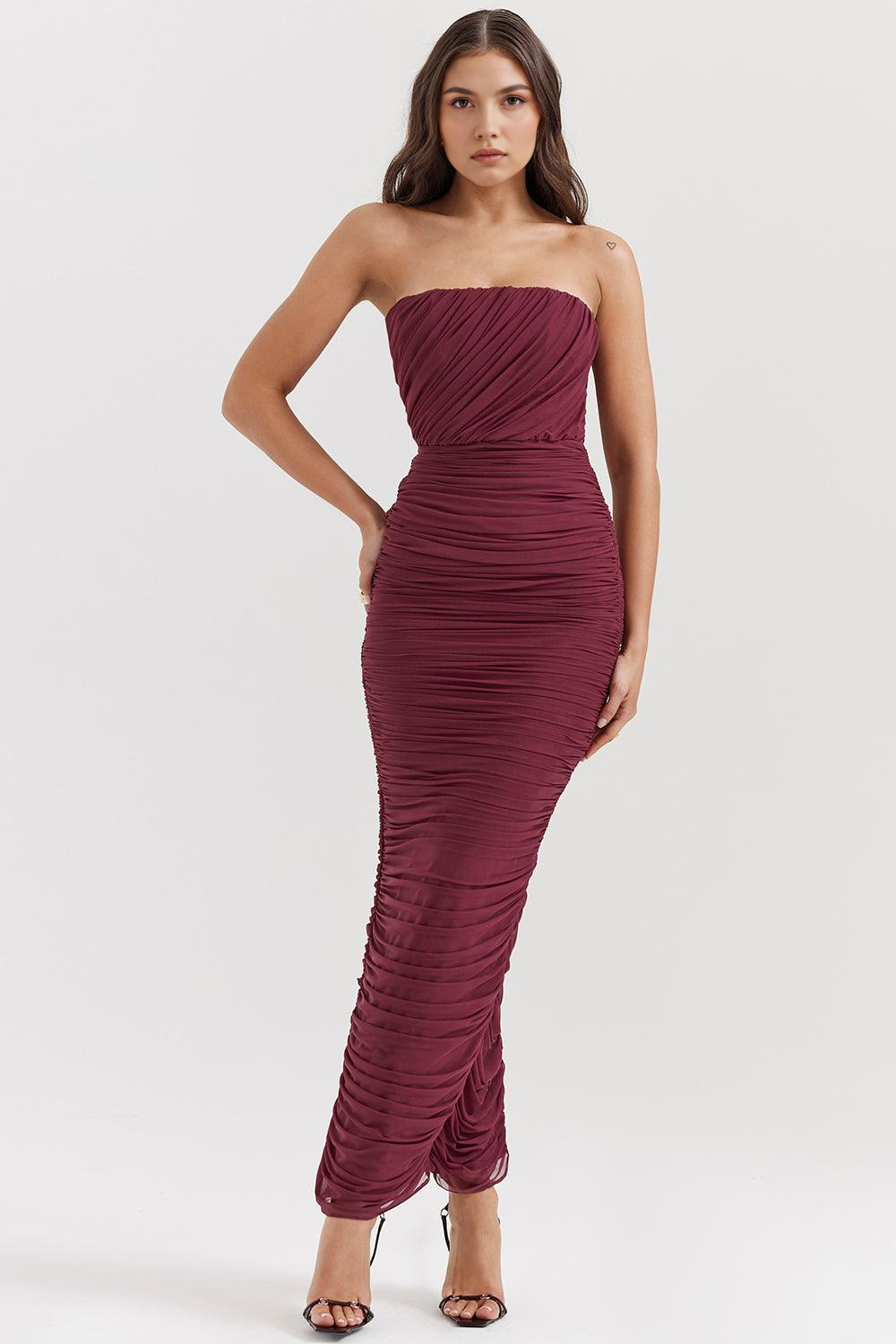 Vestido Largo de Malla Amaris