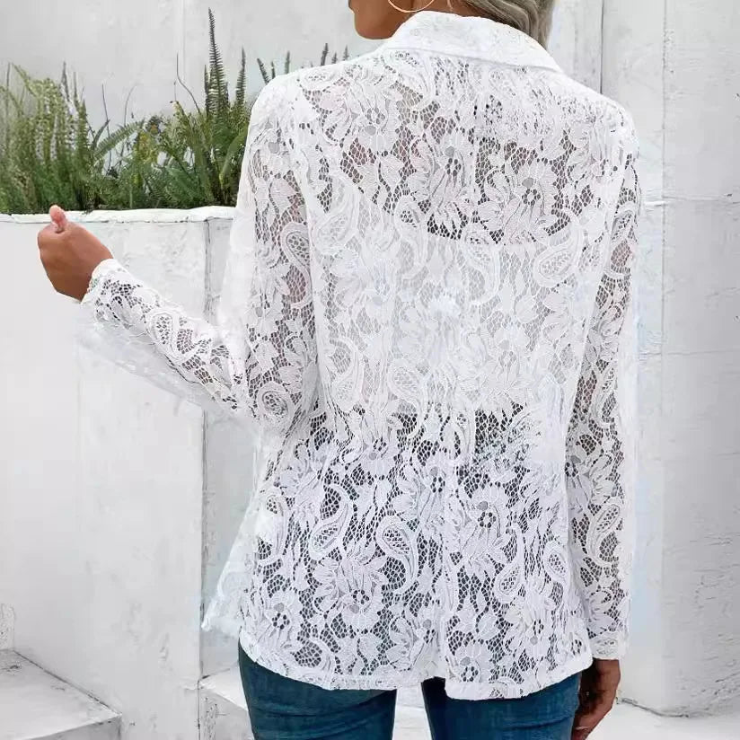 Blazer de encaje – Chaqueta ligera